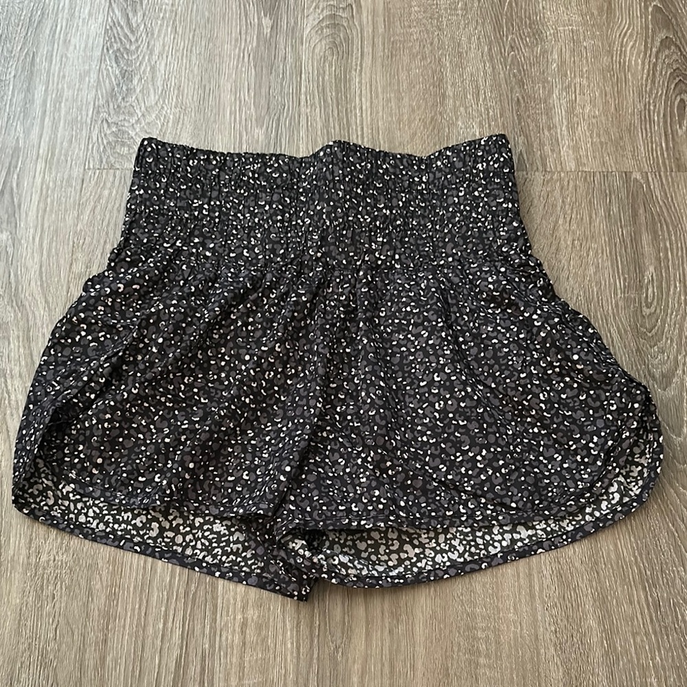 FP Movement by Free‎ People Black and Silver Athletic Shorts